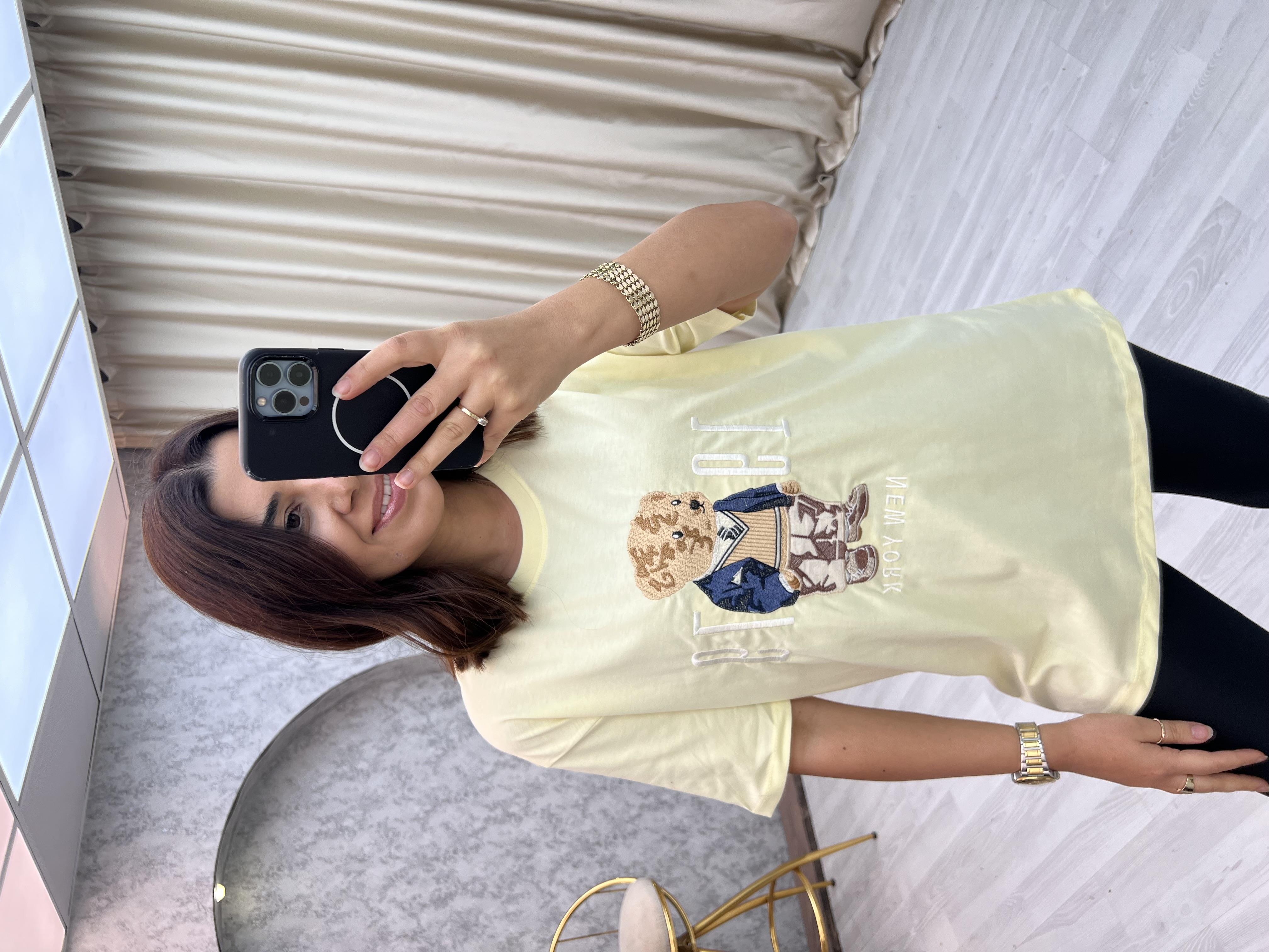 Teddy Tişört Sarı