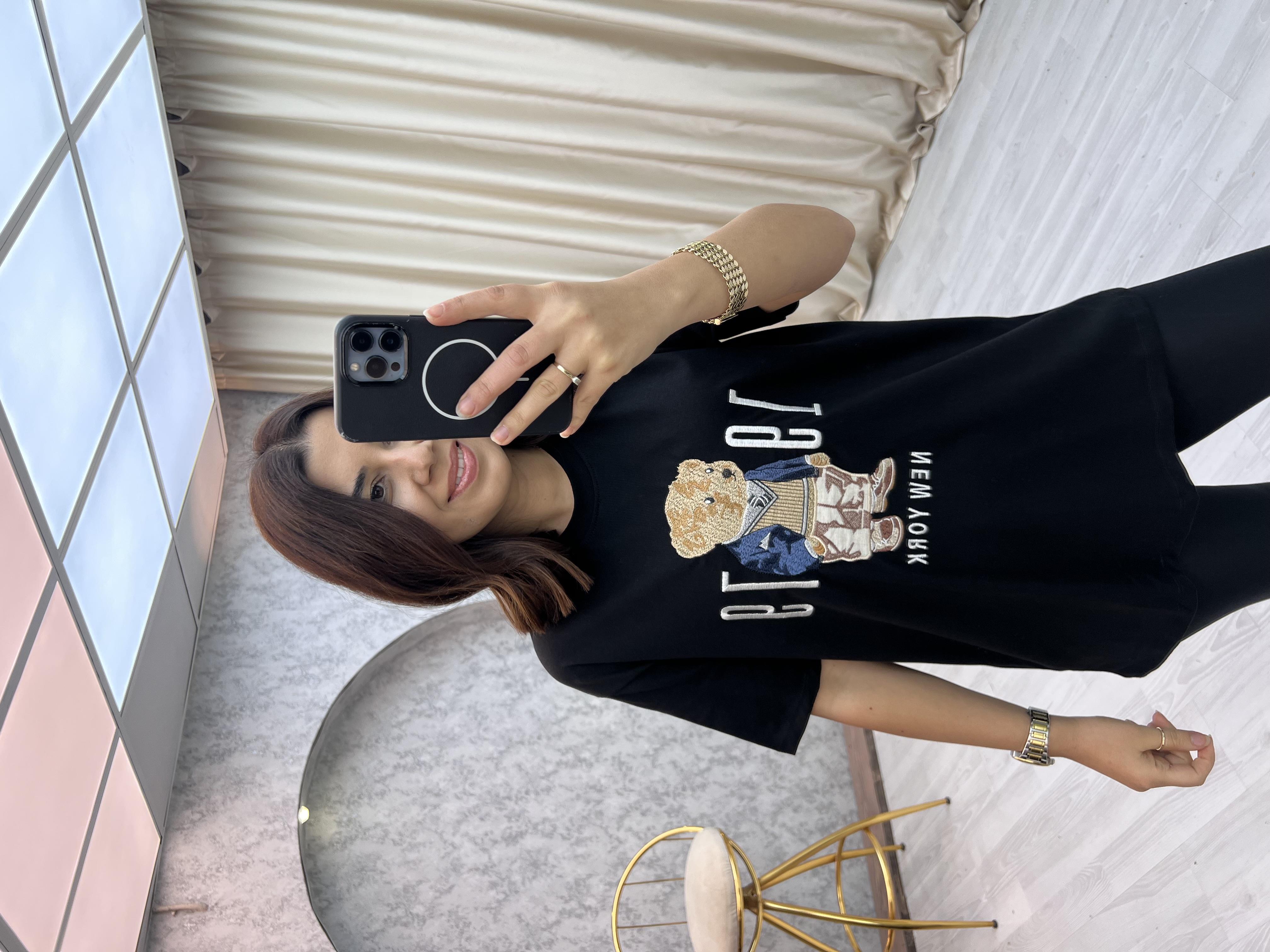 Teddy Tişört Siyah