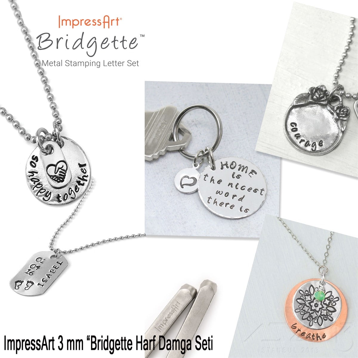 Damga Seti - Harf - ImpressArt - 3 mm