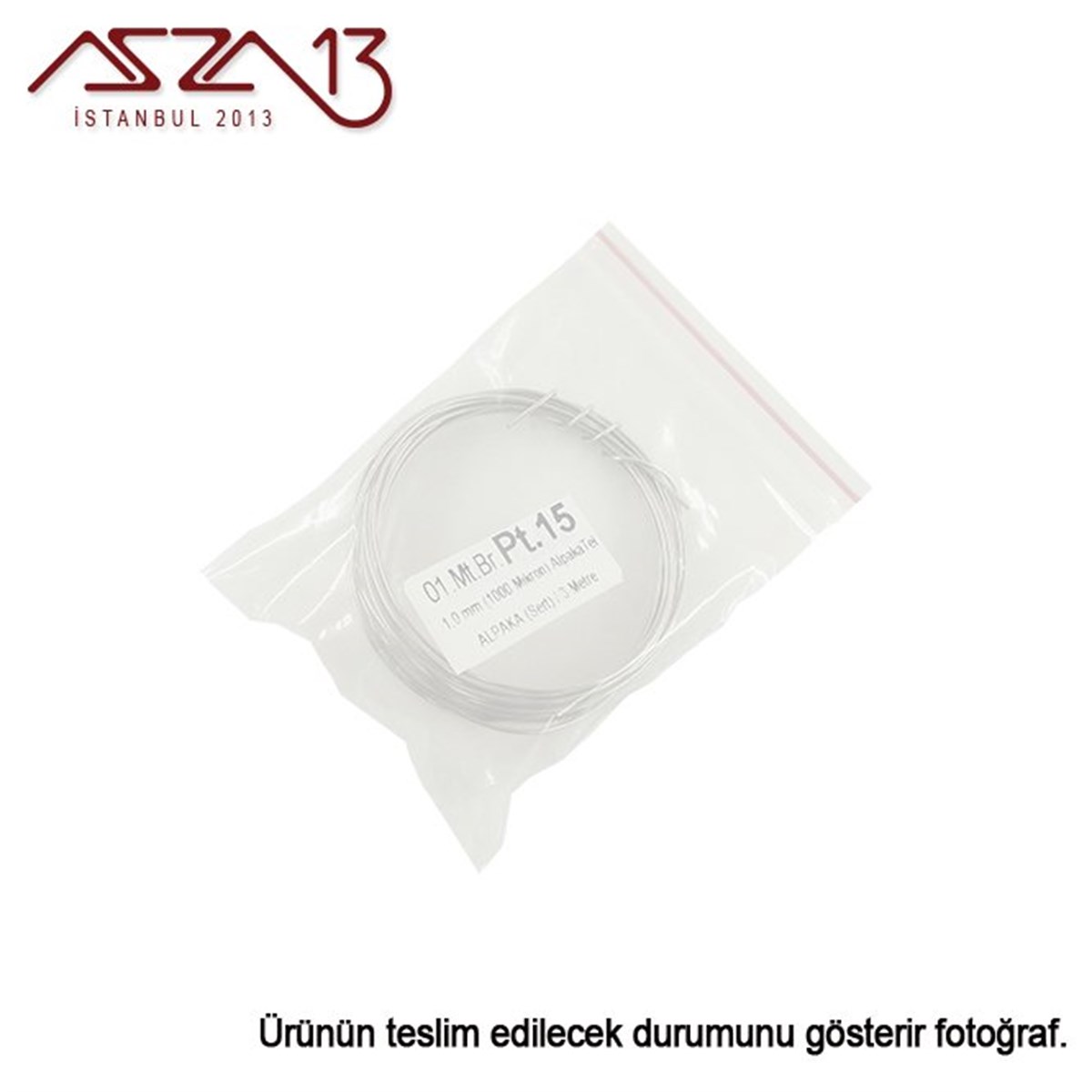 1.0 mm Alpaka Tel / Paket İçeriği 3 m