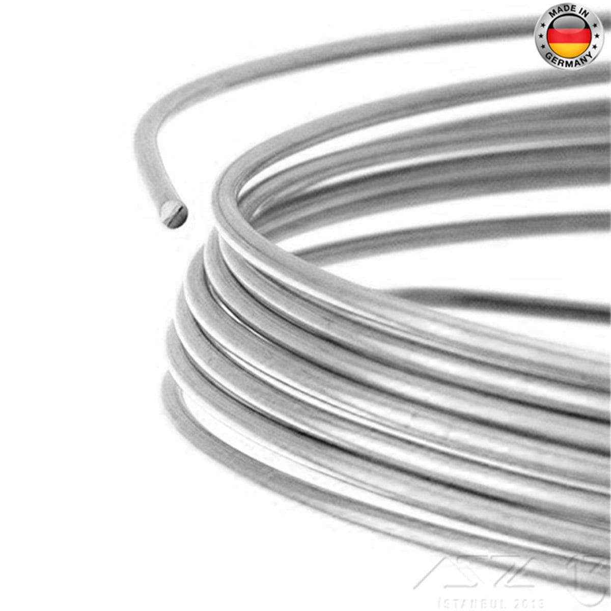 Alpaka Yuvarlak Tel / 0.6 mm / 5 Metre