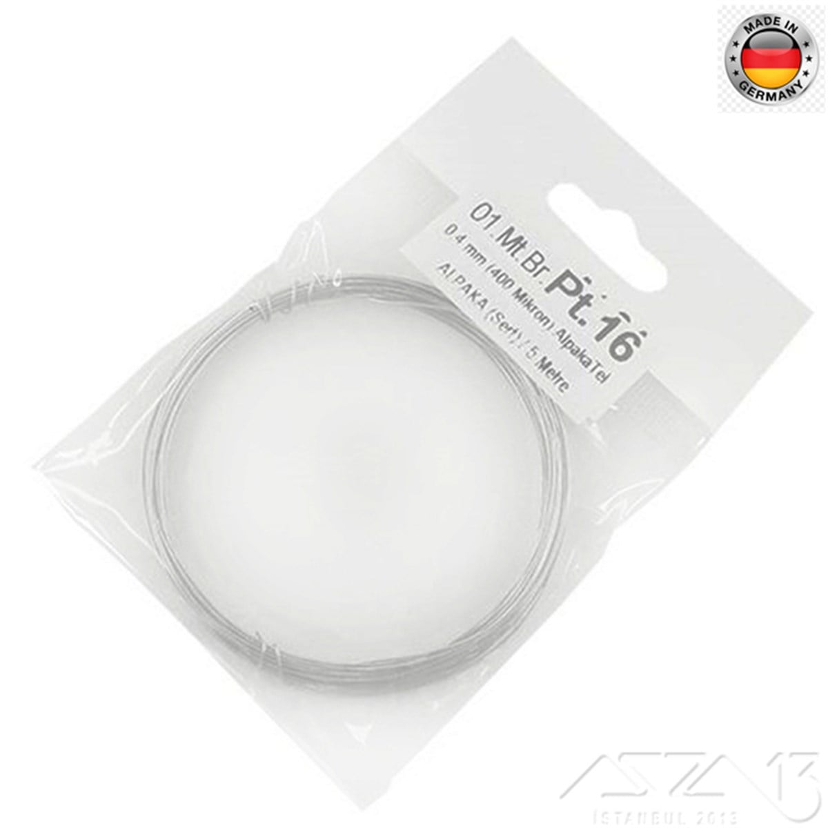 Alpaka Yuvarlak Tel / 0.4 mm / 5 Metre