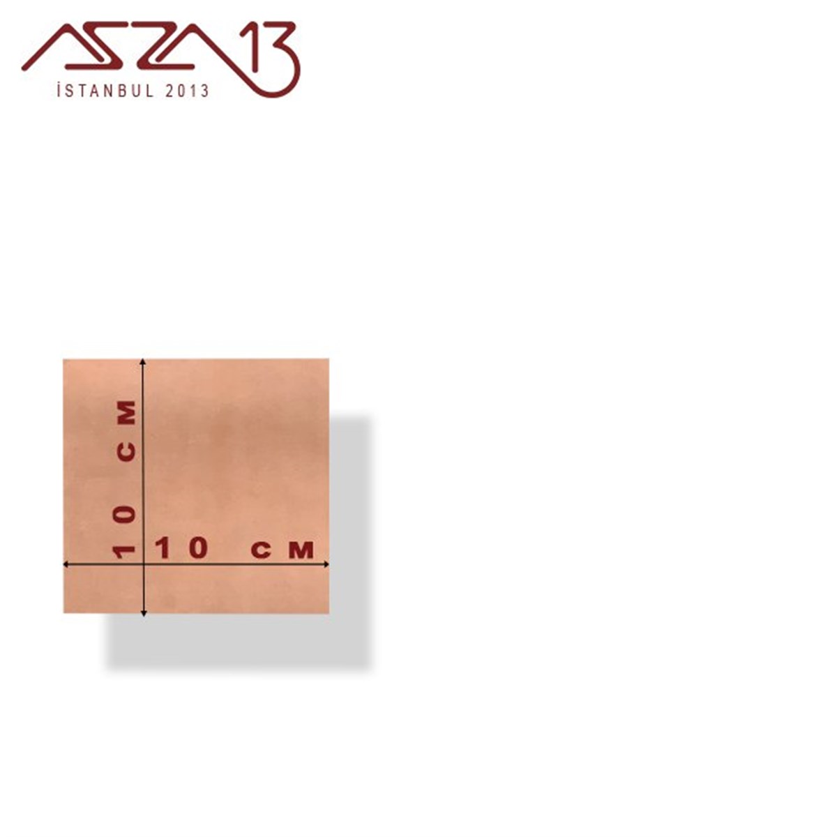 0,5 mm Bakır Levha (100 mm x 100 mm)