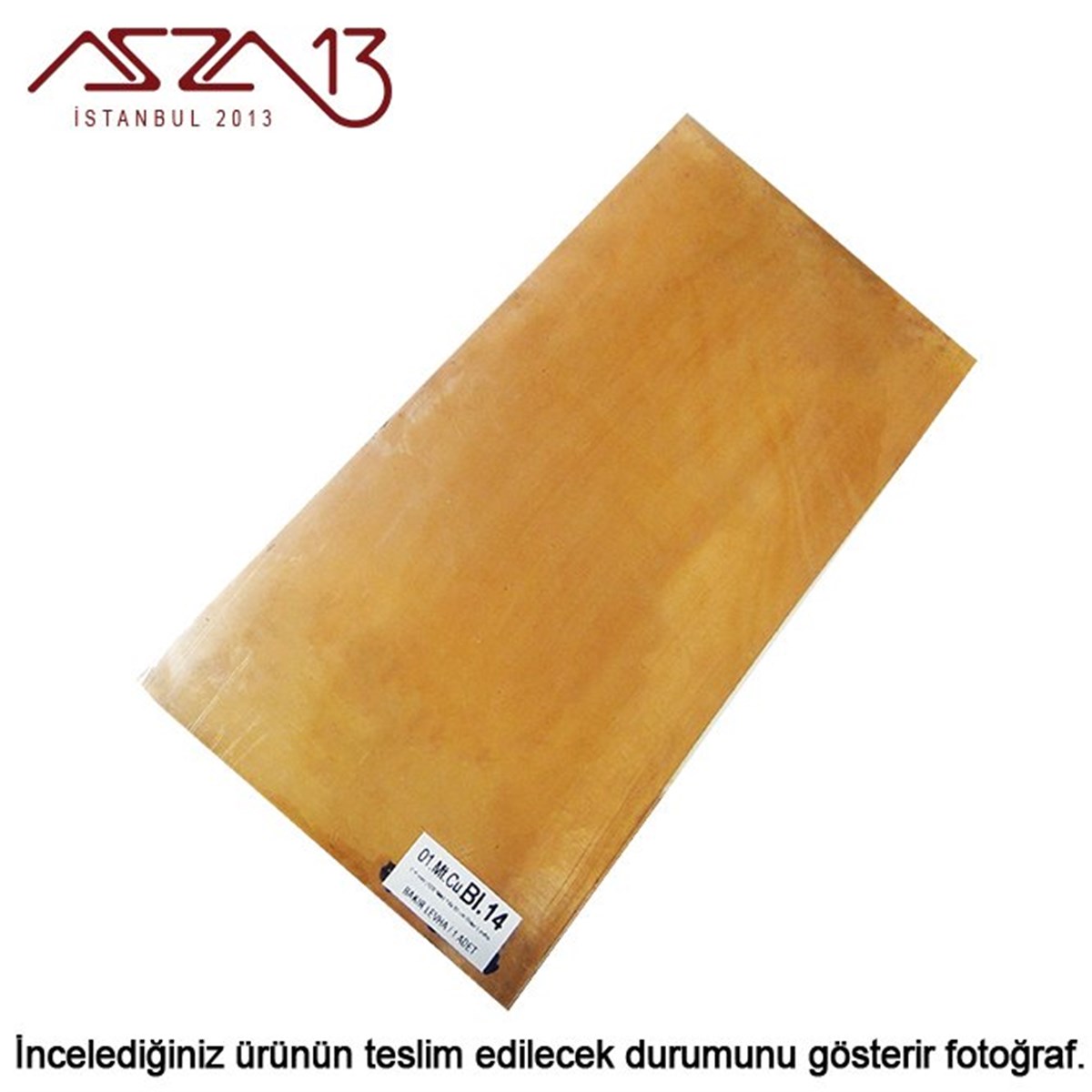 0,6mm Bakır Levha (140mm x 300mm)