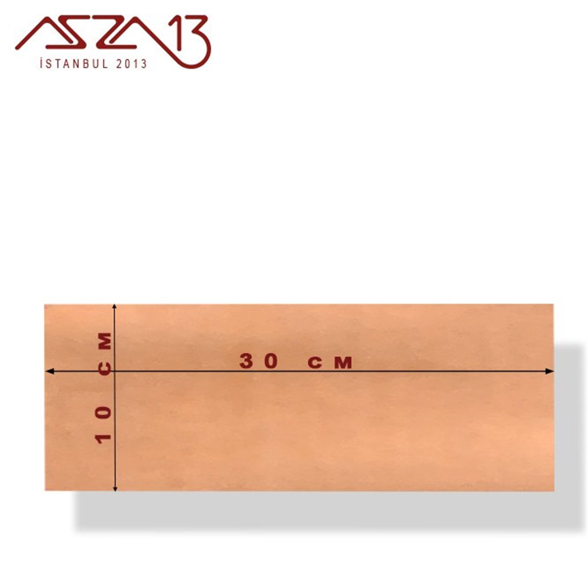 0,6mm Bakır Levha (100mm x 300mm)
