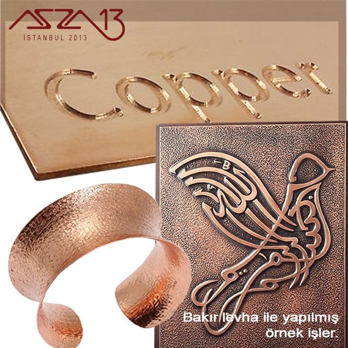 1,0 mm Bakır Levha (50 mm x 50 mm)