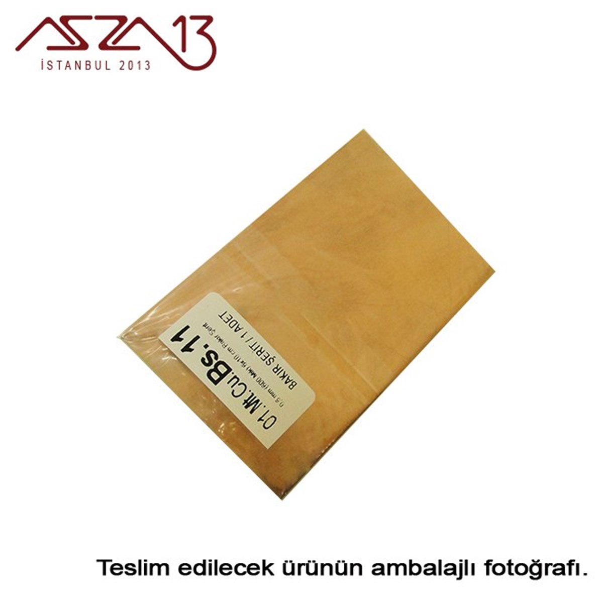 0,6 mm Bakır Şerit (60mm x 100mm)