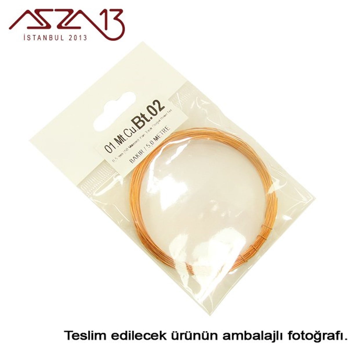 0.5 mm (500 Mikron) Bakır Tel / Paket İçeriği 5 m