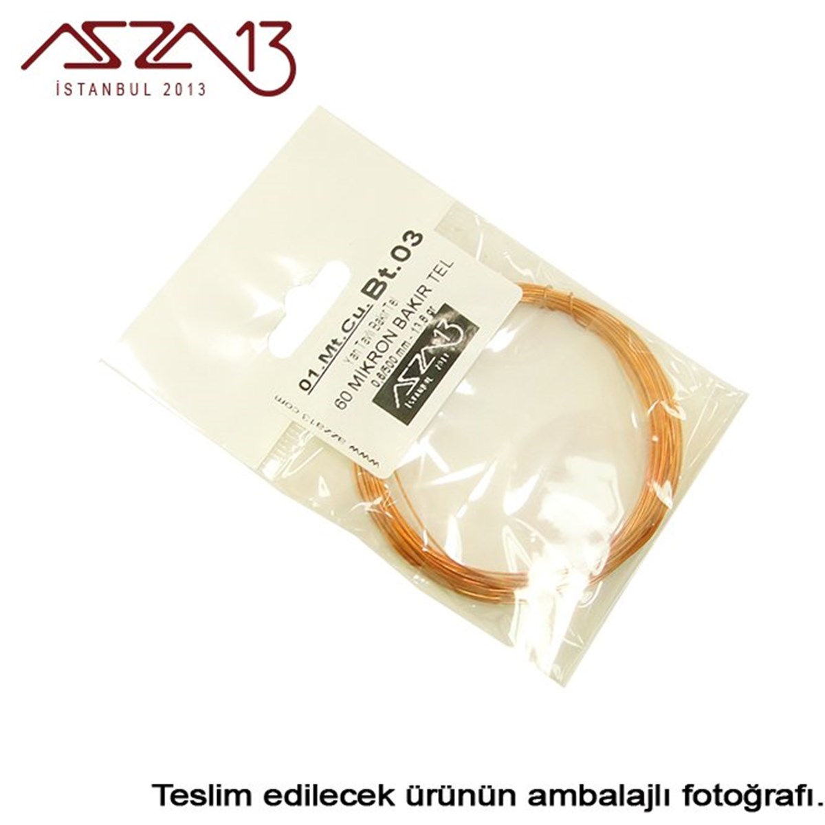 0.6 mm (600 Mikron) Bakır Tel / Paket İçeriği 5 m