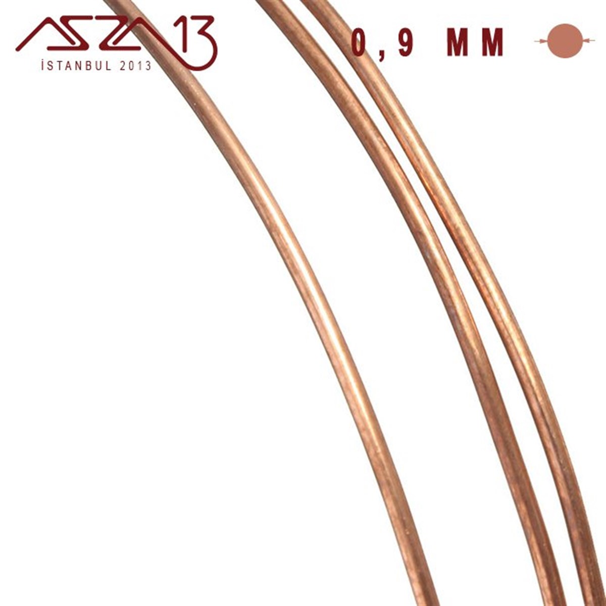0.9 mm (900 Mikron) Bakır Tel / Paket İçeriği 3 m