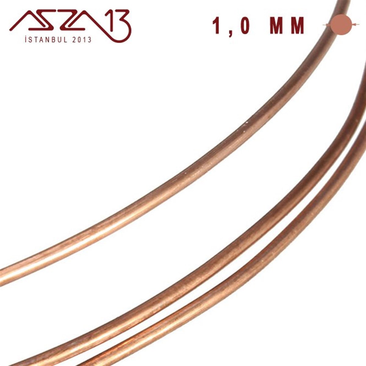 1.0 mm (1000 Mikron) Bakır Tel / Paket İçeriği 3 m