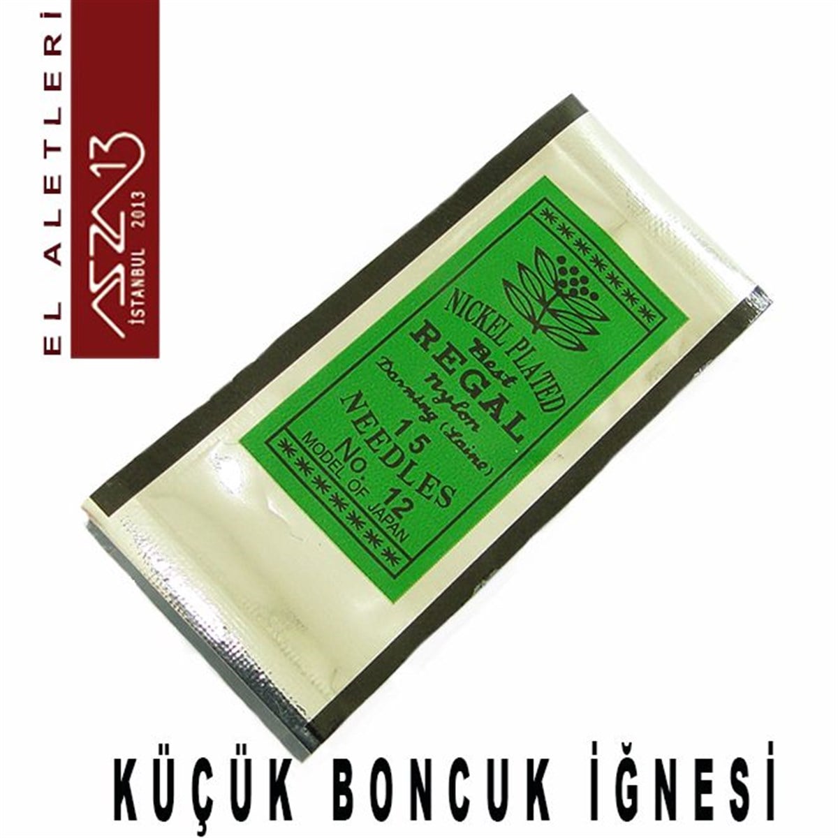 Küçük Boncuk İğnesi / Paket İçeriği 15 Adet