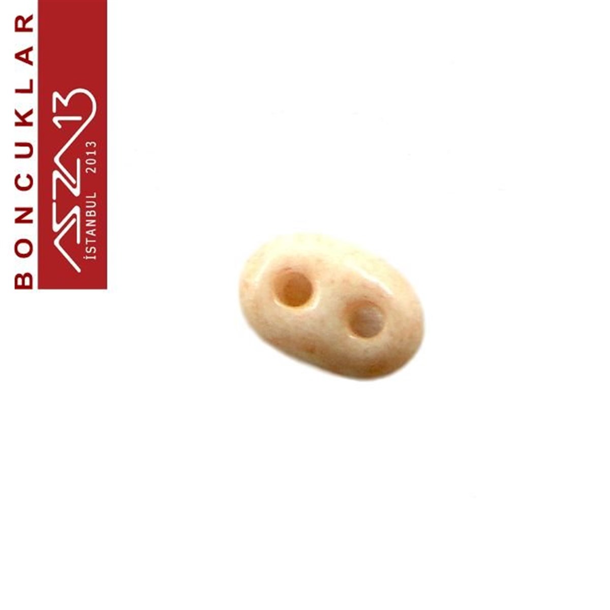 65 Adet 2,5x5 mm Somon Renkli Twin Cam Boncuk (3,8 gr)