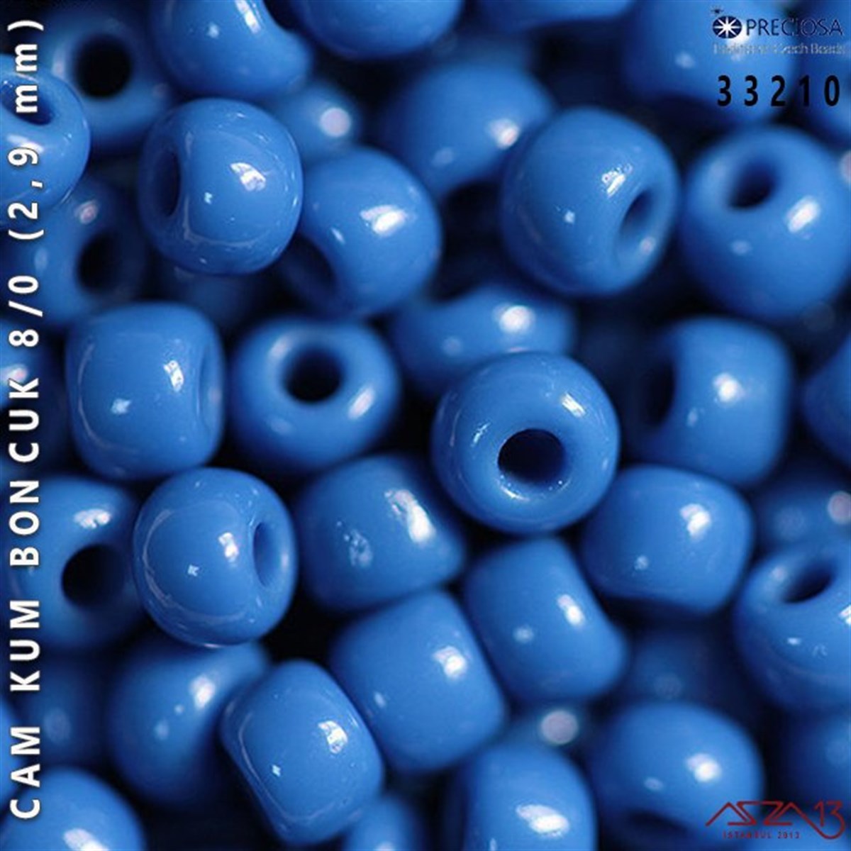 33210 Cam Kum Boncuk 8/0 (2,9 mm) 13 gr