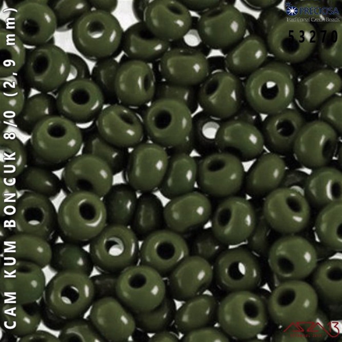 53270 Cam Kum Boncuk 8/0 (2,9 mm) 13 gr