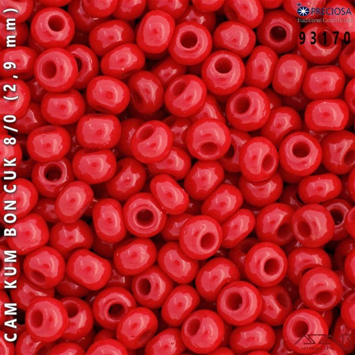 93170 Cam Kum Boncuk 8/0 (2,9 mm) 13 gr