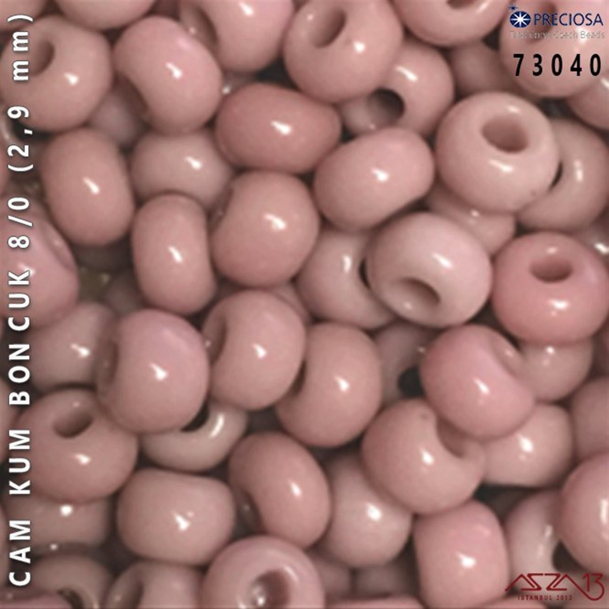 73040 Cam Kum Boncuk 8/0 (2,9 mm) 13 gr