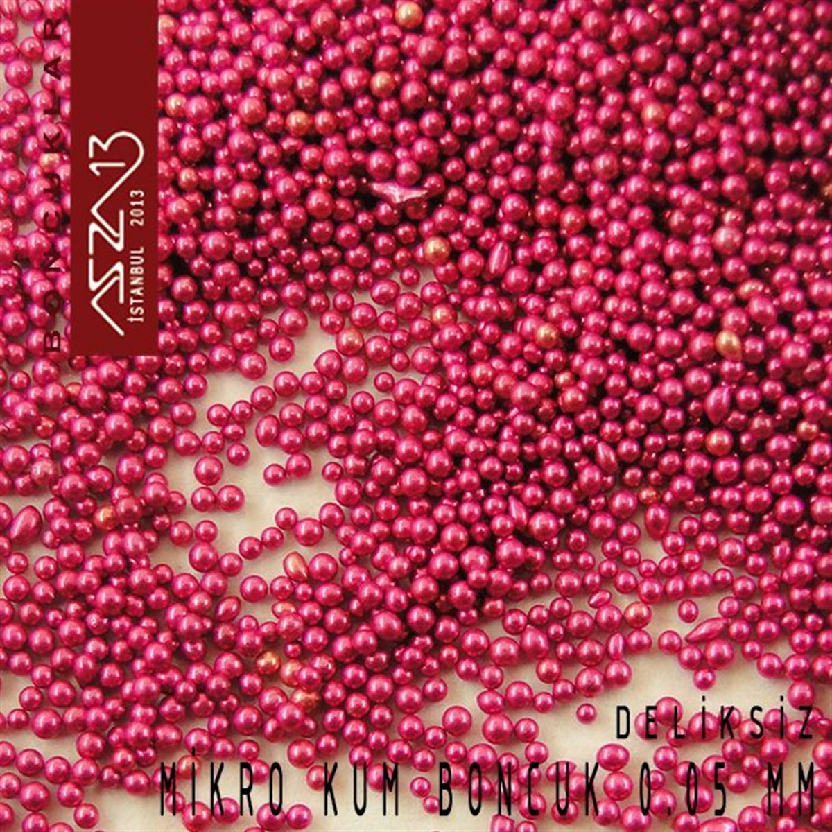 Metalik Pembe Mikro Kum Boncuk (27 gr)
