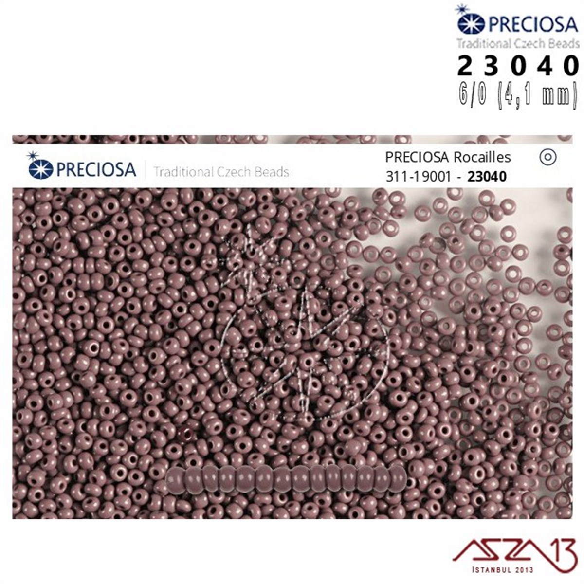 23040 Cam Kum Boncuk 6/0 (4.1 mm) 13 gr