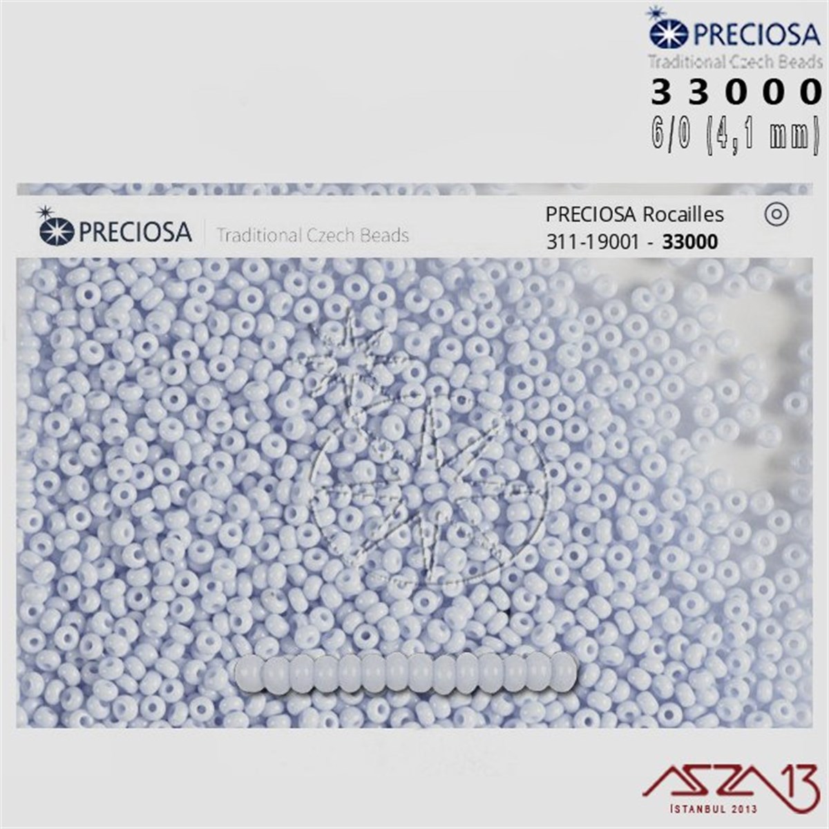 33000 Cam Kum Boncuk 6/0 (4.1 mm) 13 gr