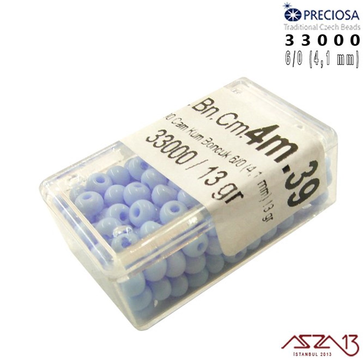33000 Cam Kum Boncuk 6/0 (4.1 mm) 13 gr