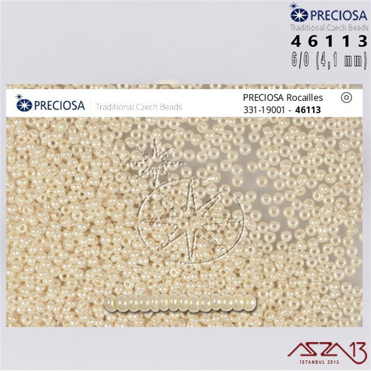 46113 Cam Kum Boncuk 6/0 (4.1 mm) 13 gr