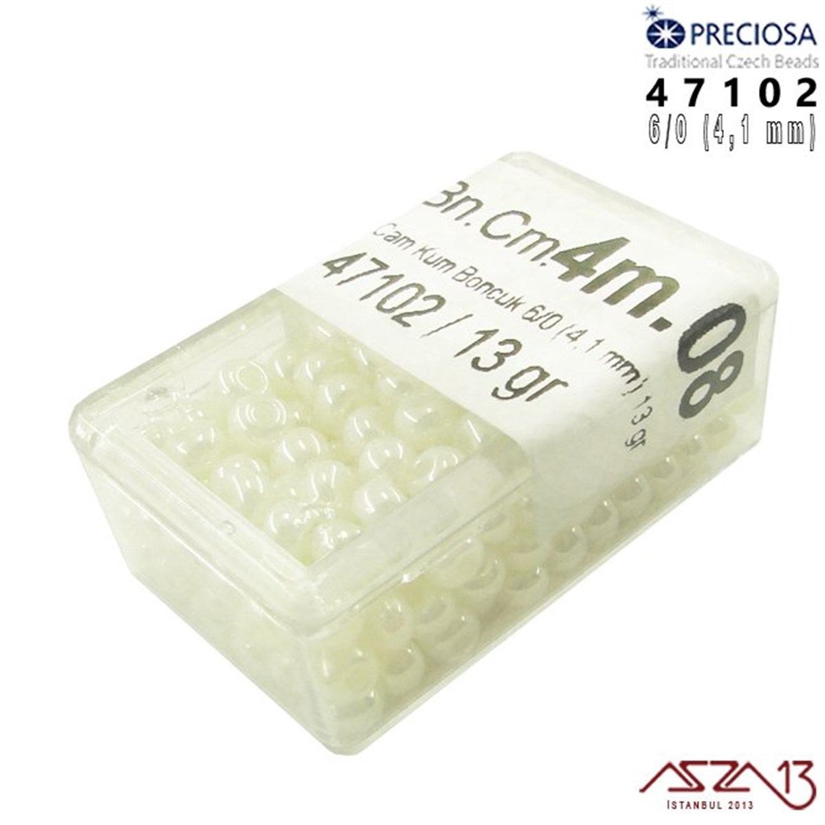 47102 Cam Kum Boncuk 6/0 (4.1 mm) 13 gr