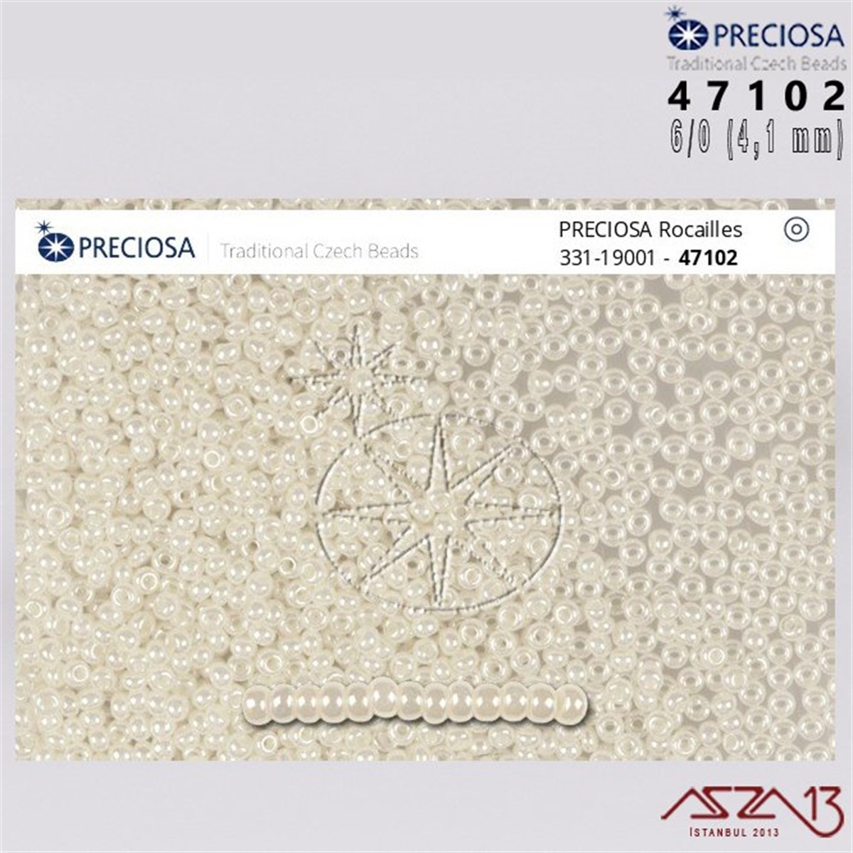 47102 Cam Kum Boncuk 6/0 (4.1 mm) 13 gr