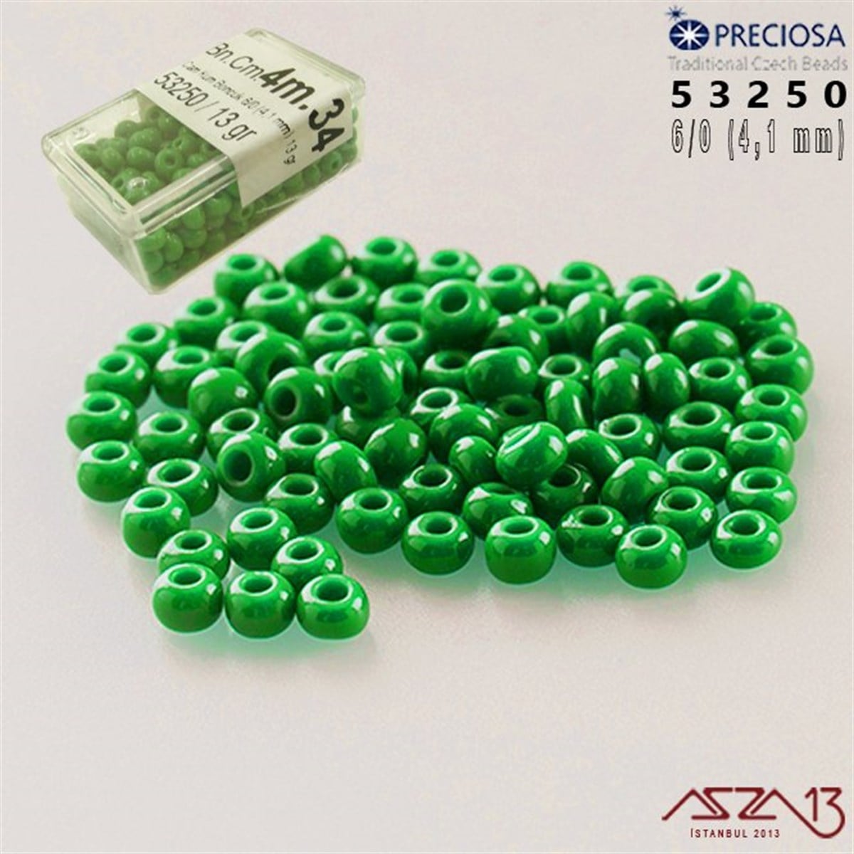 53250 Cam Kum Boncuk 6/0 (4.1 mm) 13 gr