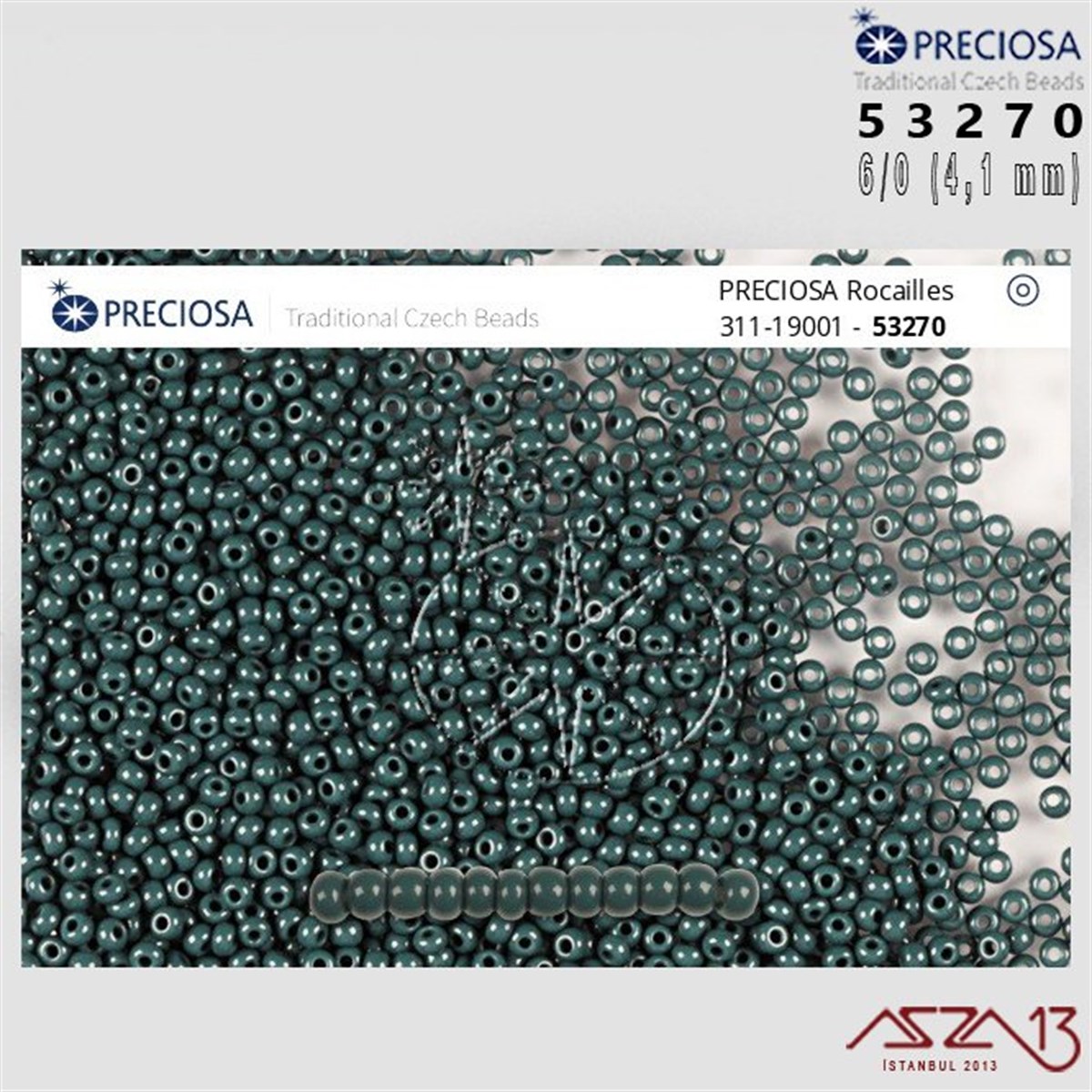 53270 Cam Kum Boncuk 6/0 (4.1 mm) 13 gr