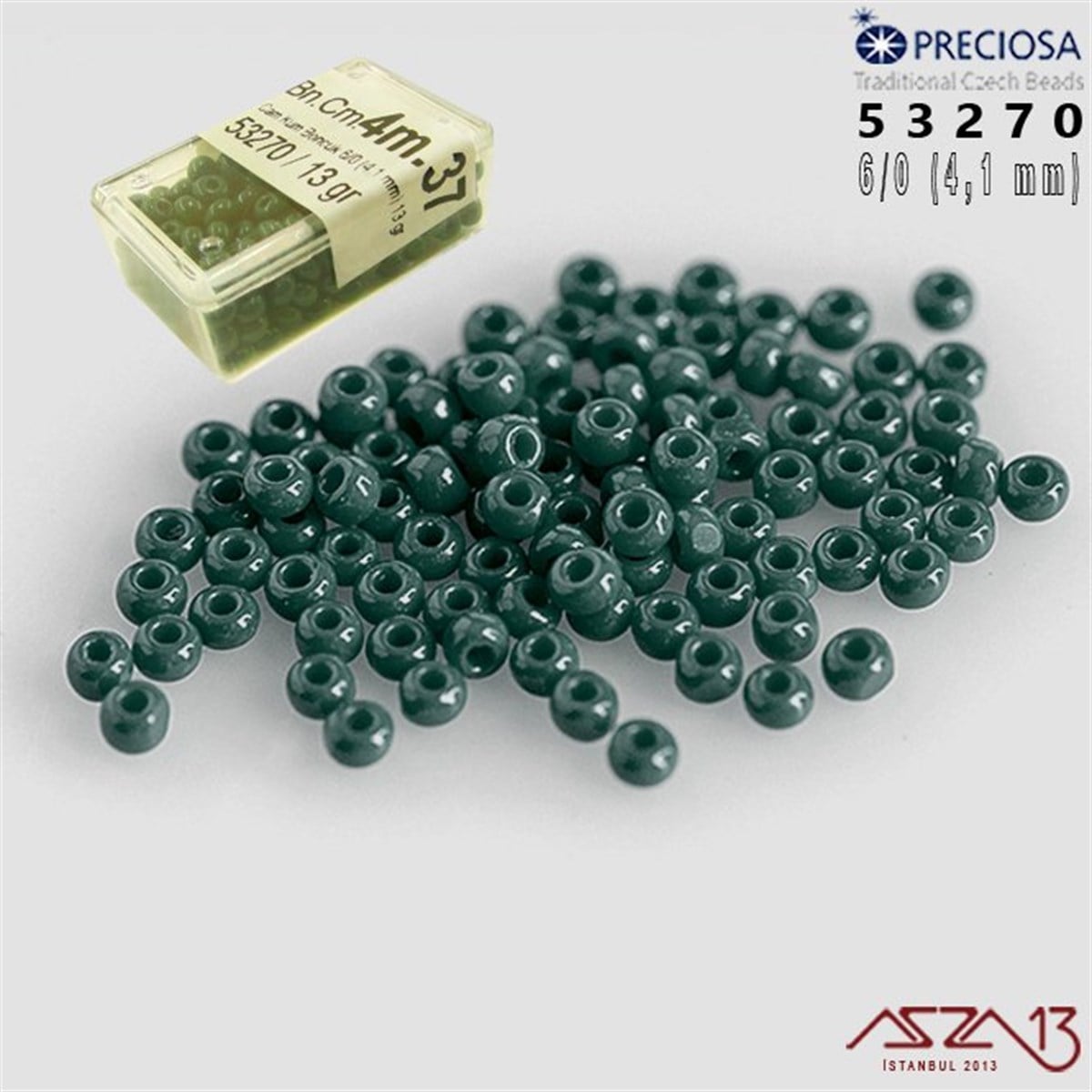 53270 Cam Kum Boncuk 6/0 (4.1 mm) 13 gr