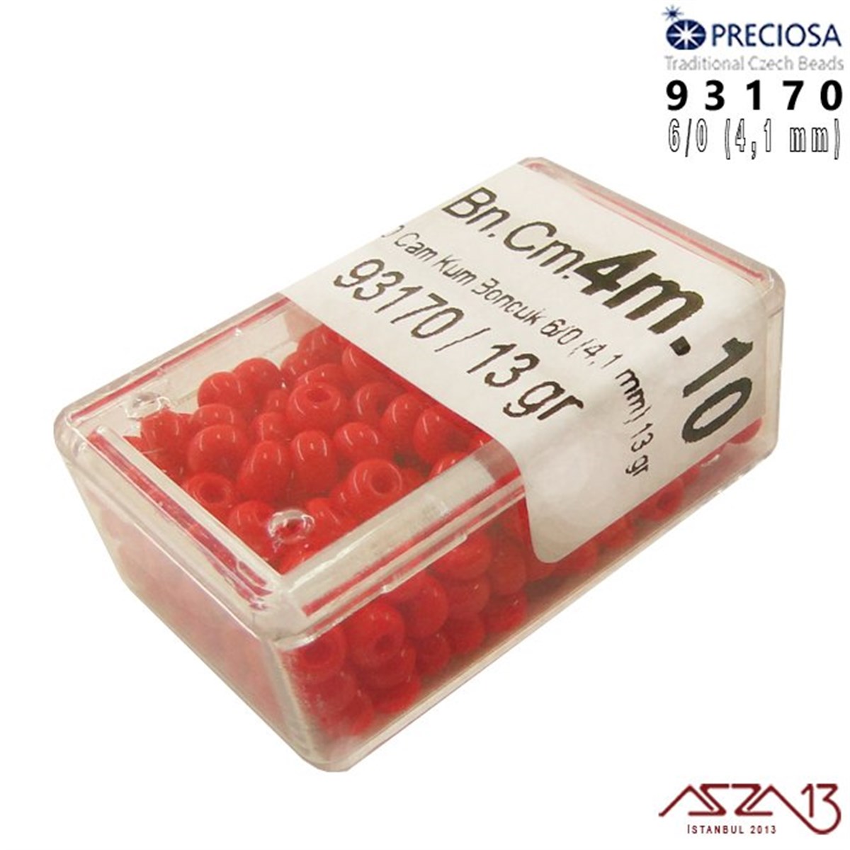 93170 Cam Kum Boncuk 6/0 (4.1 mm) 13 gr