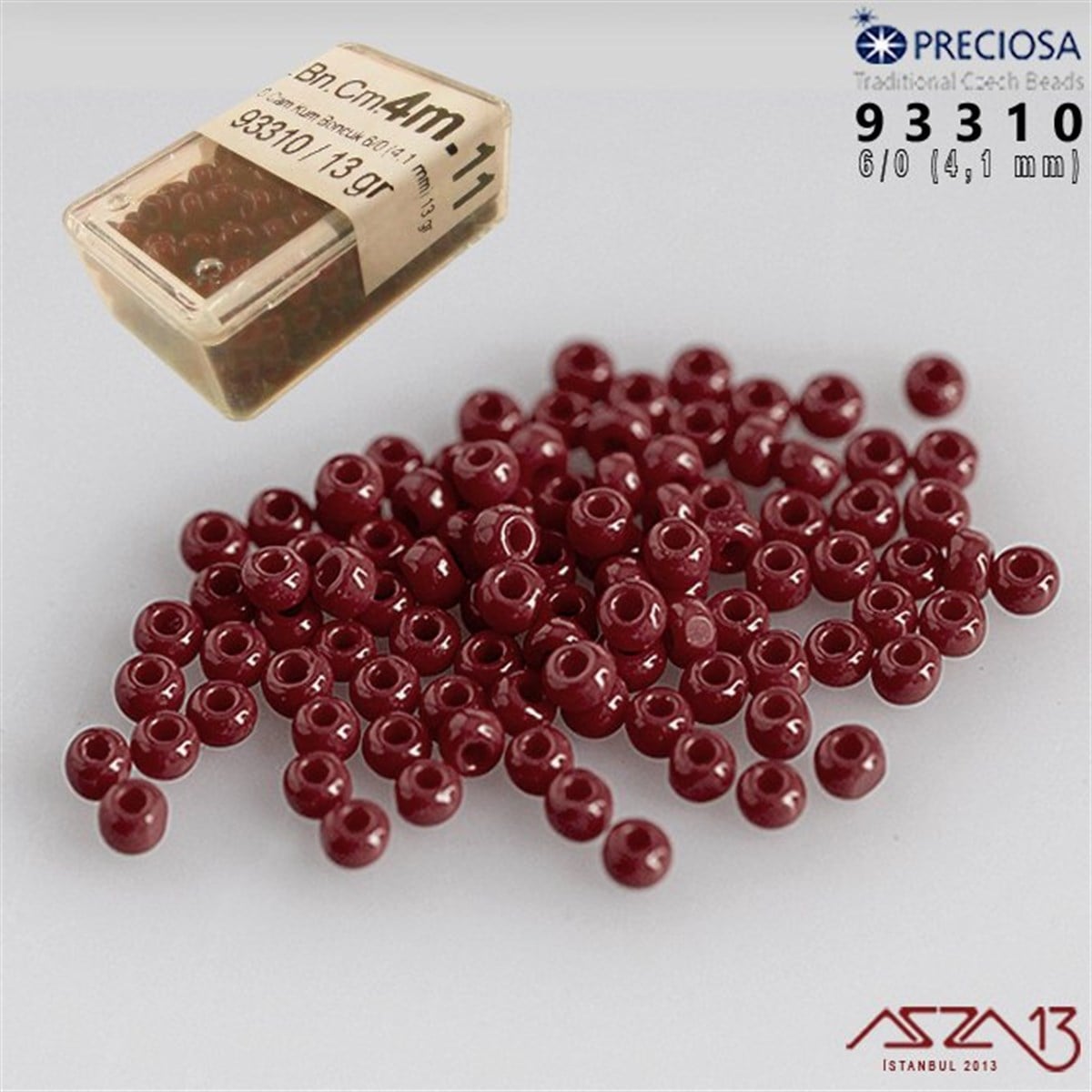 93310 Cam Kum Boncuk 6/0 (4.1 mm) 13 gr