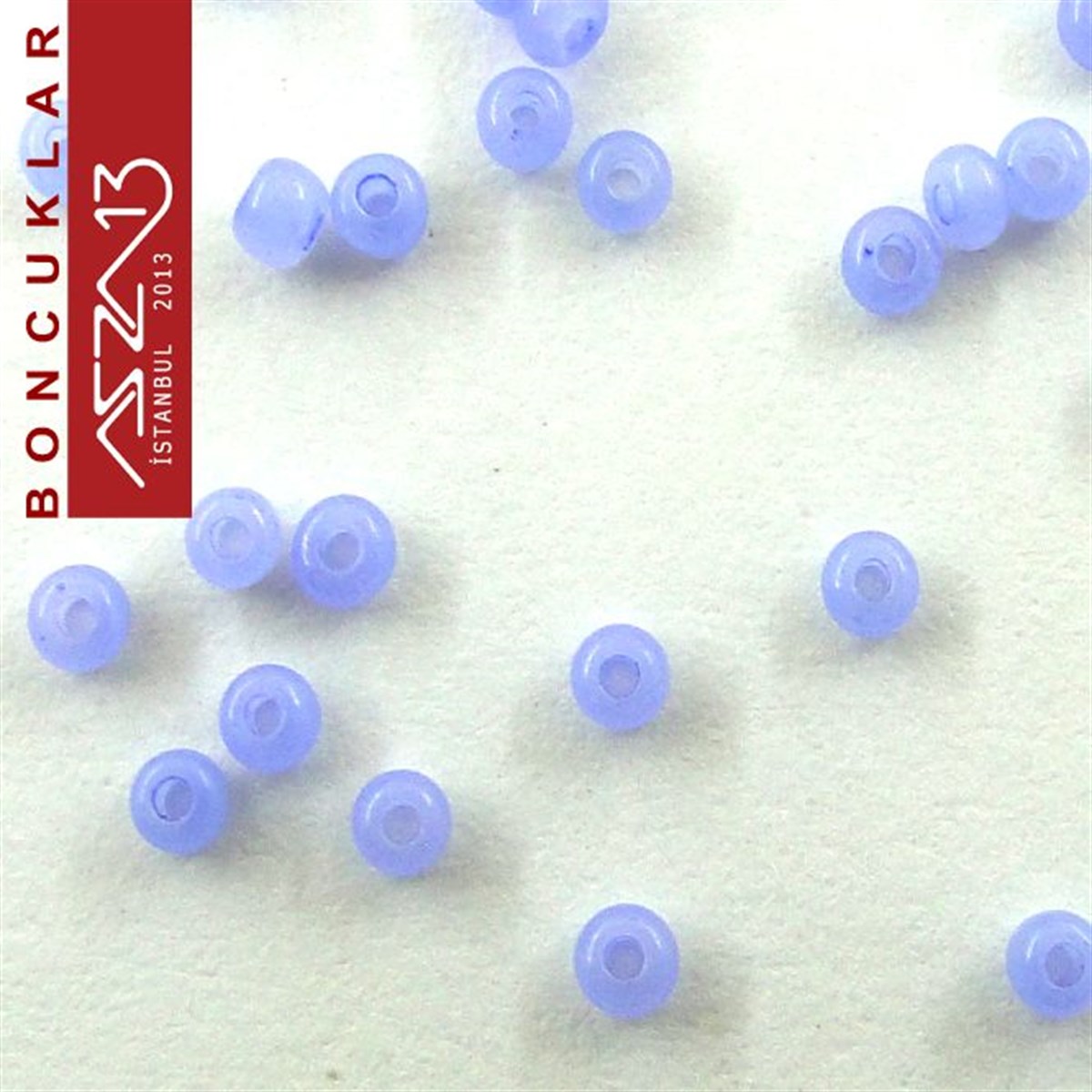 Mavi Cam Kum Boncuk (13/0 - 1,7 mm) 20 gr