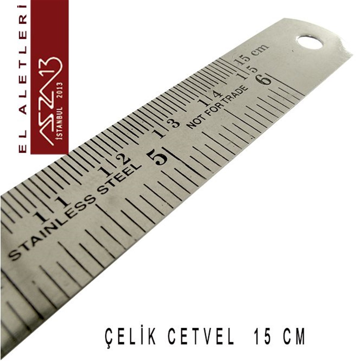 Çelik Cetvel 15 cm (Ekonomik)