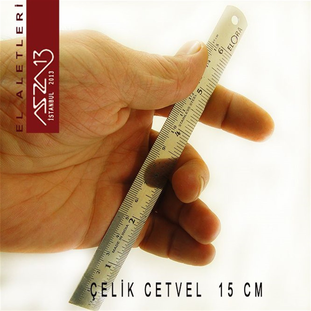 Çelik Cetvel 15 cm (Ekonomik)