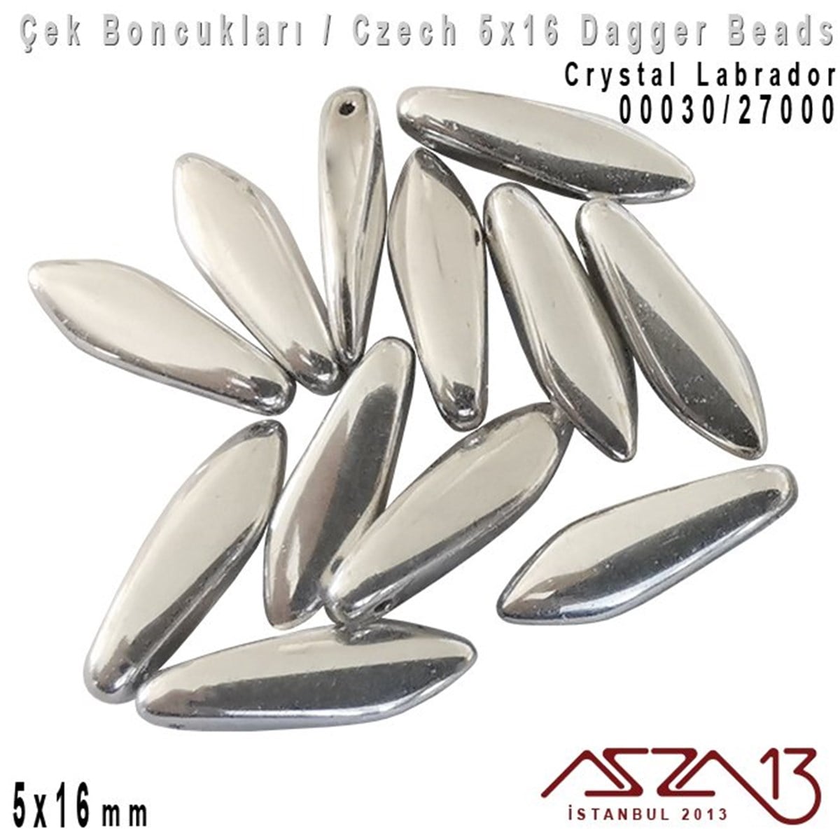 Dagger Boncuk - 5x16 mm - 00030*27000 / 12 Adet