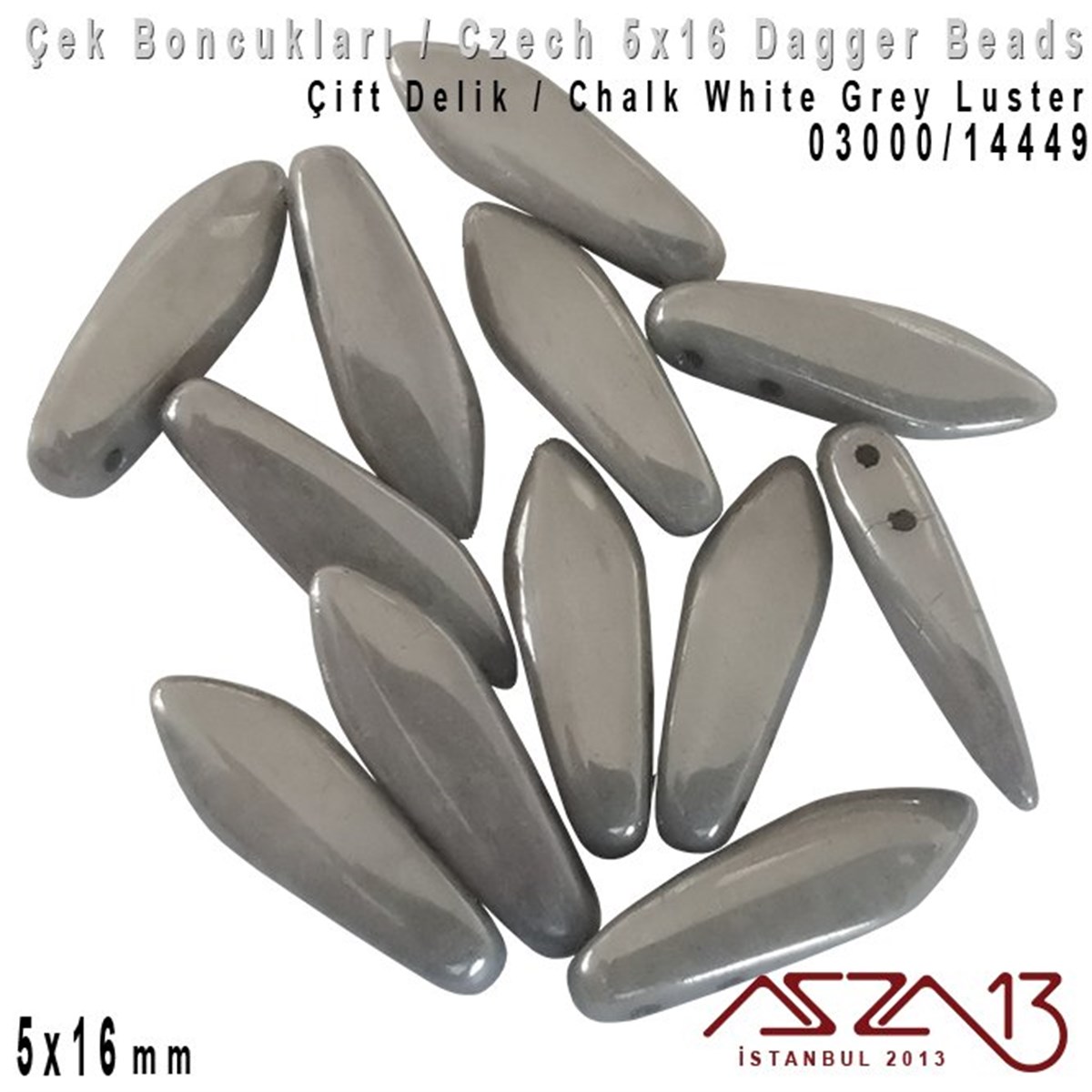 Dagger Boncuk - 5x16 mm - 03000*14449 / 12 Adet