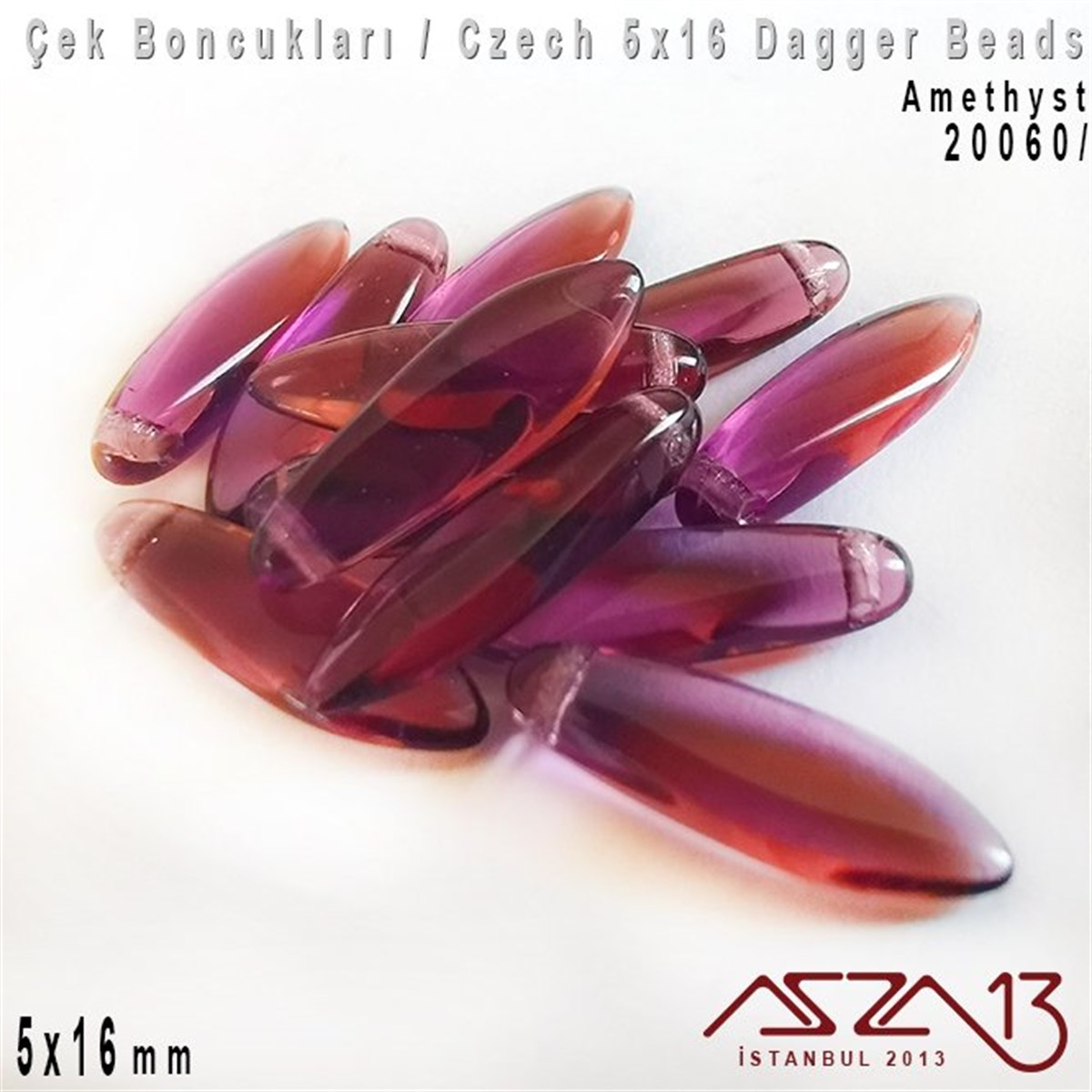 Dagger Boncuk - 5x16 mm - 20060* / 12 Adet