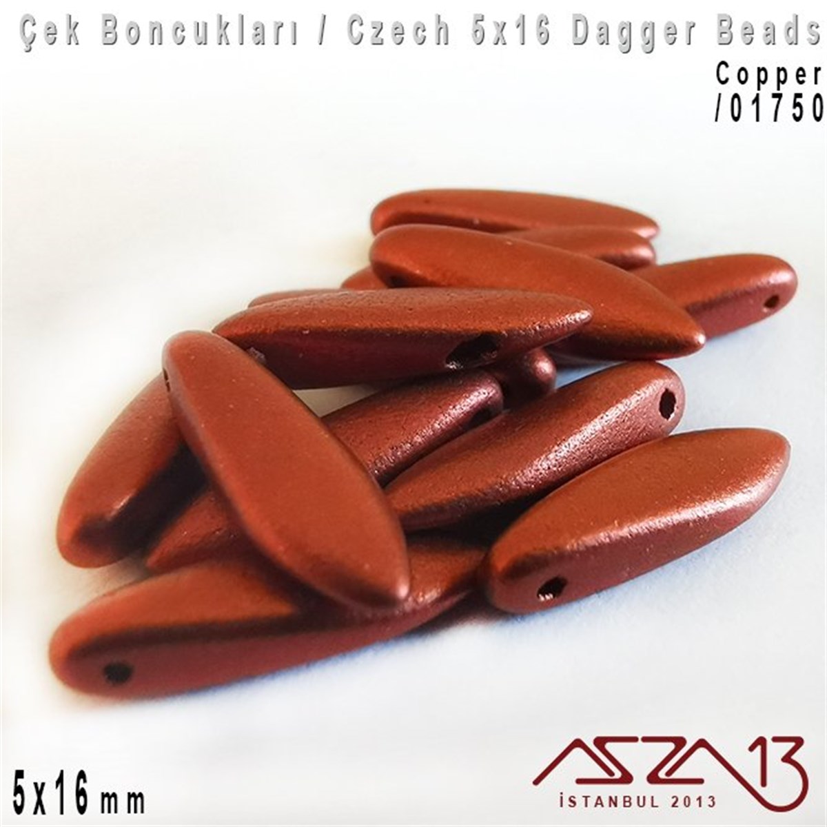 Dagger Boncuk - 5x16 mm - *01750 / 12 Adet