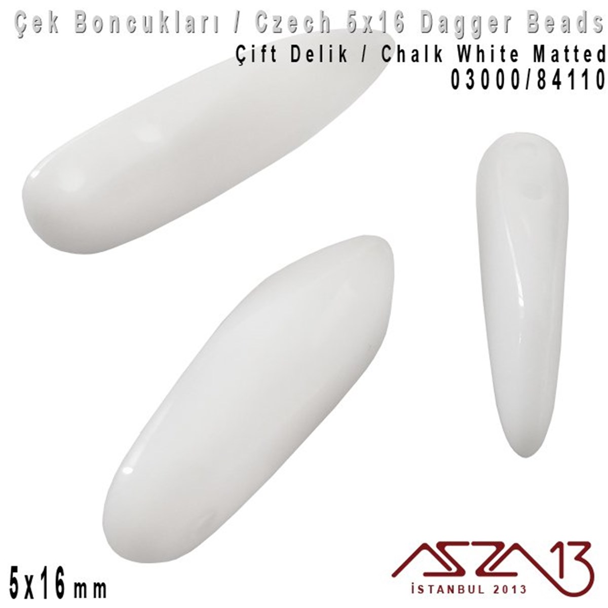 Dagger Boncuk - 5x16 mm - 03000*84110 / 12 Adet