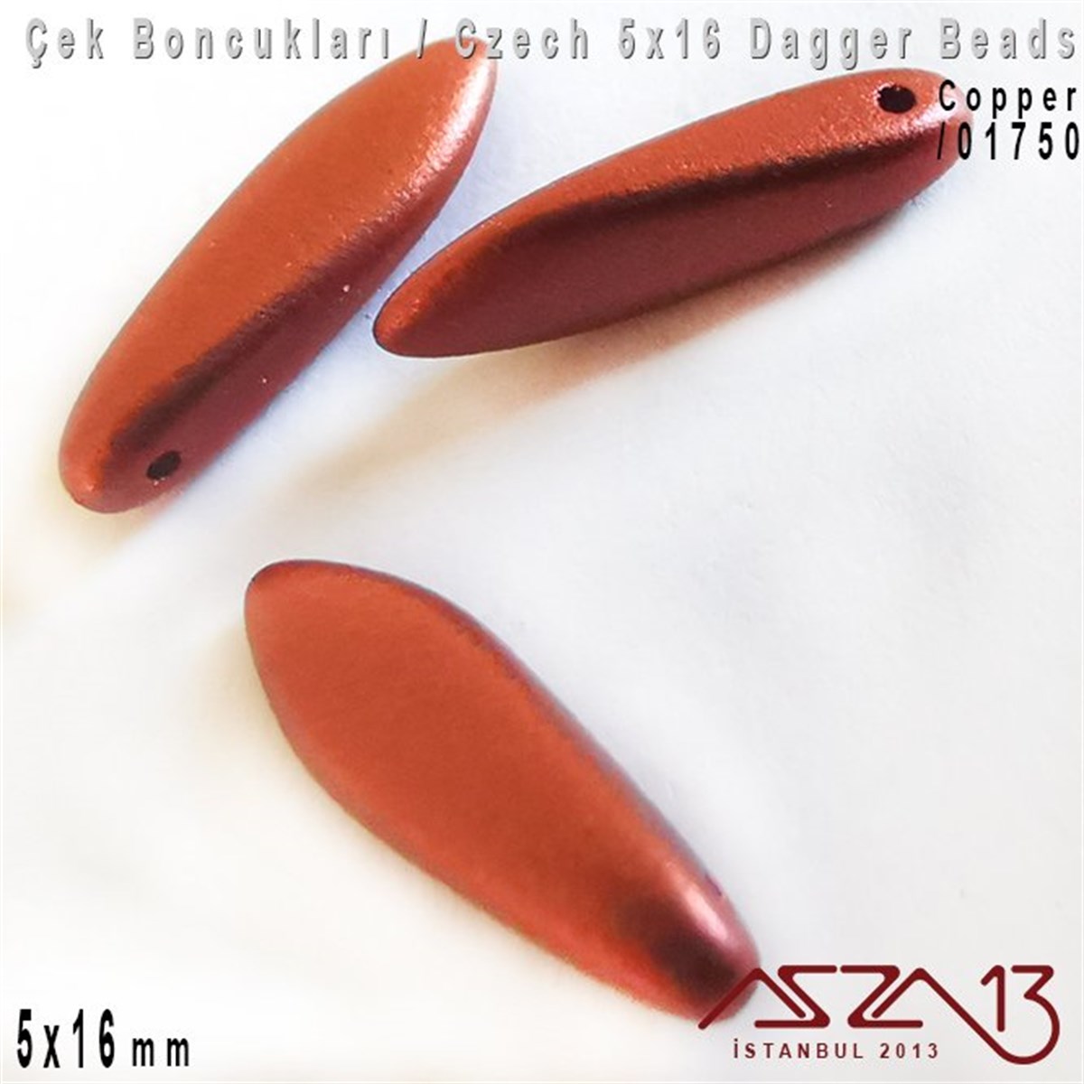 Dagger Boncuk - 5x16 mm - *01750 / 12 Adet