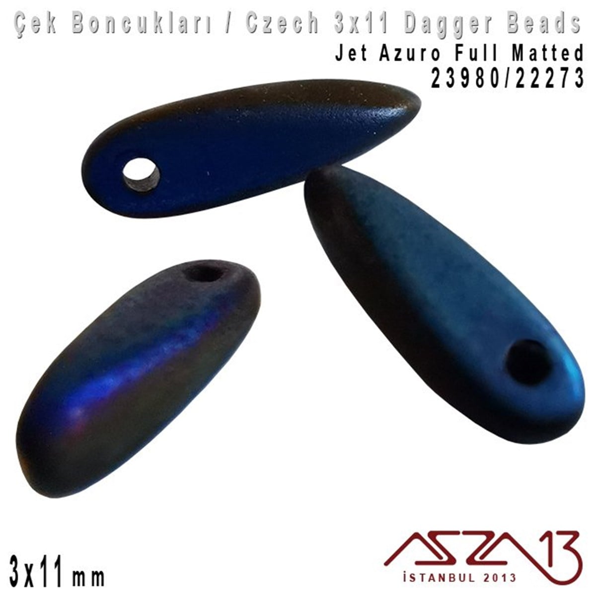 Dagger Boncuk - 3x11 mm - 23980*22273 / 24 Adet