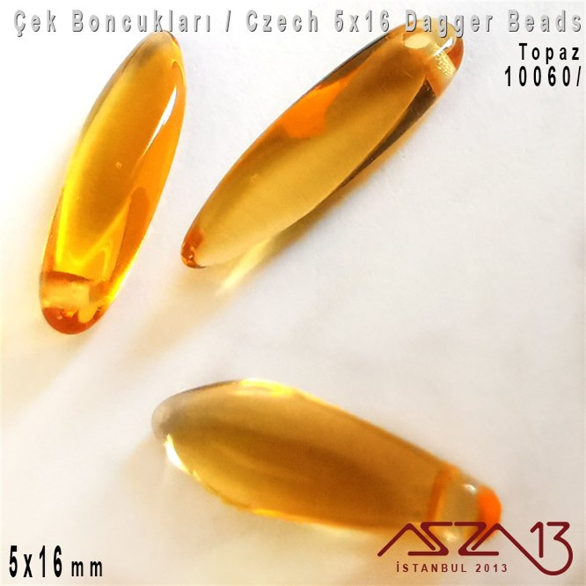 Dagger Boncuk - 5x16 mm - 10060* / 12 Adet