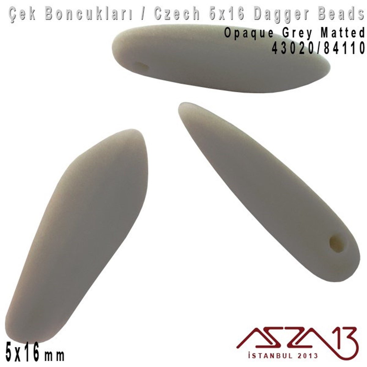Dagger Boncuk - 5x16 mm - 43020*84110 / 12 Adet