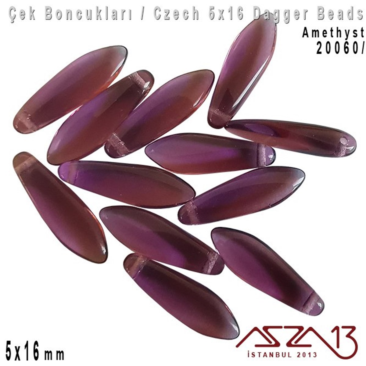 Dagger Boncuk - 5x16 mm - 20060* / 12 Adet
