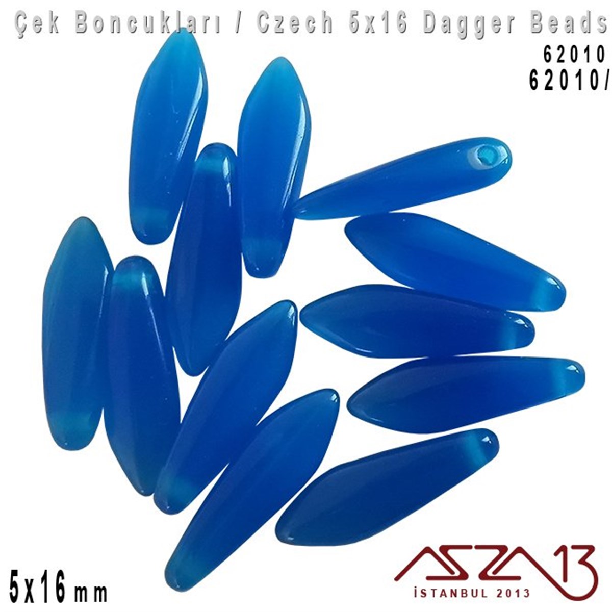 Dagger Boncuk - 5x16 mm - 62010* / 12 Adet