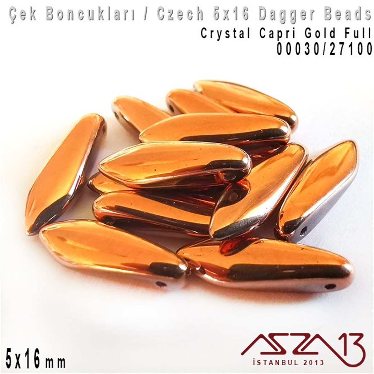 Dagger Boncuk - 5x16 mm - 00030*27100 / 12 Adet