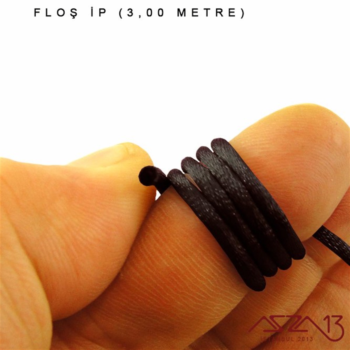 Kahverengi - 2,00 mm - Floş İp / 3 Metre