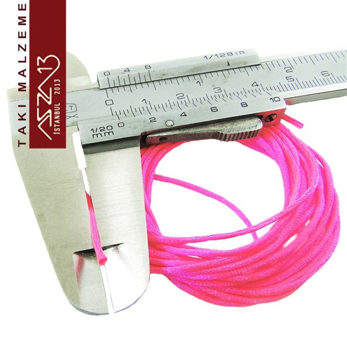 Neon Pembe 1,00 mm Floş İp / Paket İçeriği 3 m